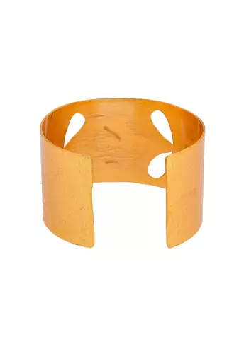 Gold plated traditional kada bracelet