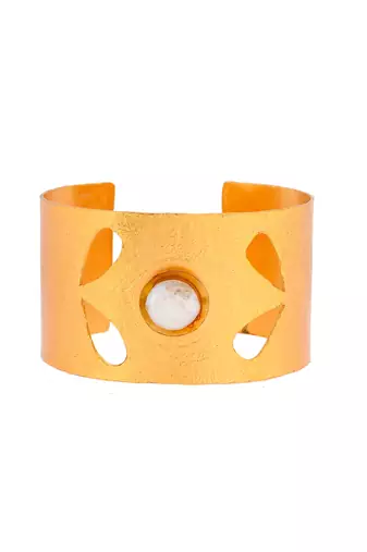 Gold plated traditional kada bracelet