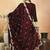 Stylee lifestyle maroon velvet embroidered dress material