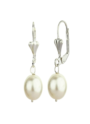 Runjhun white peral beaded jewellery set for womens & girls 3