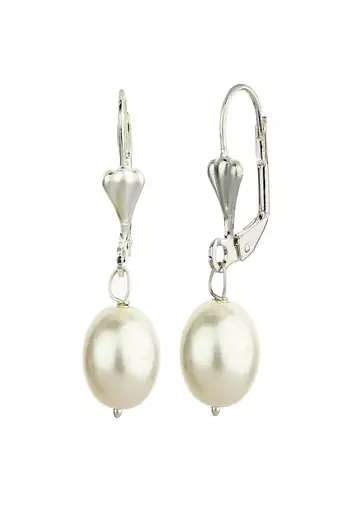 Runjhun white peral beaded jewellery set for womens & girls