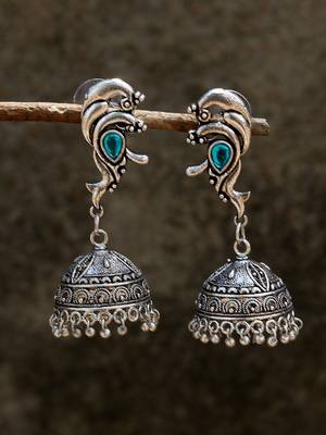 Dolphin jhumki earrings for women 1
