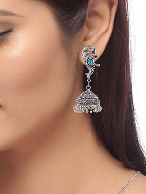 Dolphin jhumki earrings for women 2