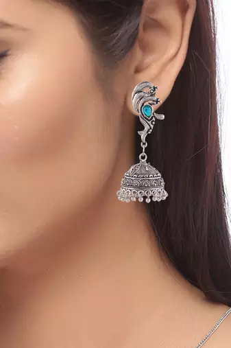 Dolphin jhumki earrings for women