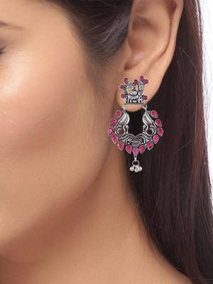 Long dangling jhumka earrings 1