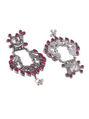 Long dangling jhumka earrings 3