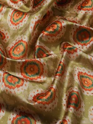 Riva Enterprise Women'S Weaving silk Blend Saree Digital Printed Tessels Saree 4