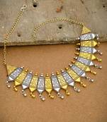 Statement temple choker necklace