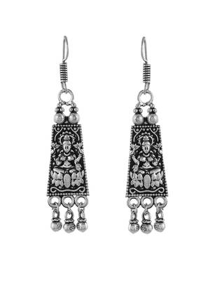 Temple oxidised silver plated necklace 4