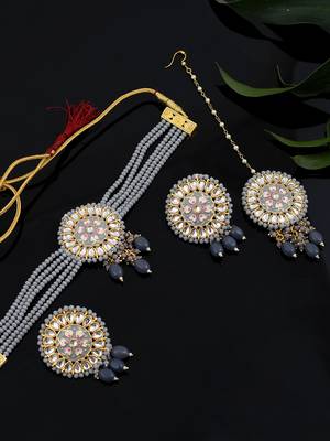 Meenakari choker jewelleryset 1