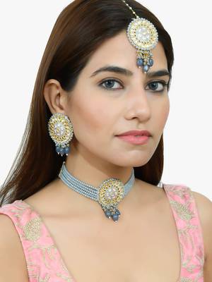 Meenakari choker jewelleryset 2