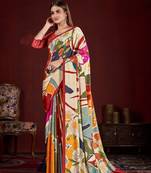 Premium Crepe Soft Silk Premium Digital Printed Saree