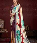Premium Crepe Soft Silk Premium Digital Printed Saree