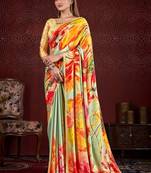 Premium Crepe Soft Silk Premium Digital Printed Saree