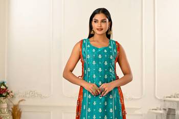 Premium 2 layered inner cotton and outward jacket rayon kurti 4