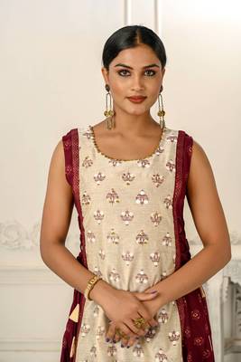 Premium 2 layered inner cotton and outward jacket rayon kurti 4