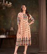 Premium stylish cotton printed kurti