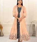 Premium cotton hand print light embaroidery work kurtis