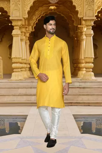Cotton kurta chudidar for men