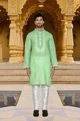 Cotton kurta chudidar for men 1