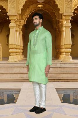 Cotton kurta chudidar for men 3