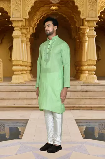 Cotton kurta chudidar for men