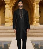 Art silk kurta chudidar for mens