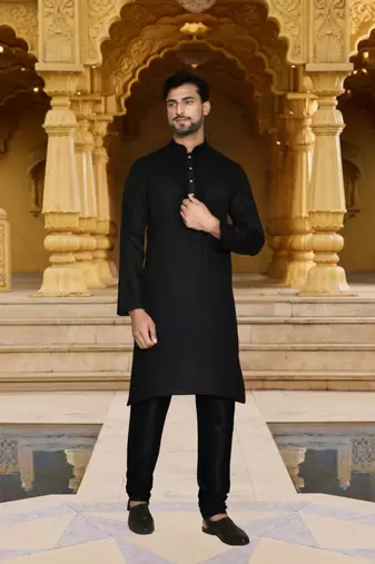 Art silk kurta chudidar for mens