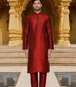 Art silk kurta chudidar for mens