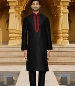 Art silk kurta chudidar for mens