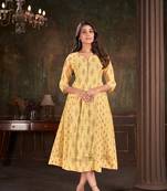 Premium stylish printed cotton kurti