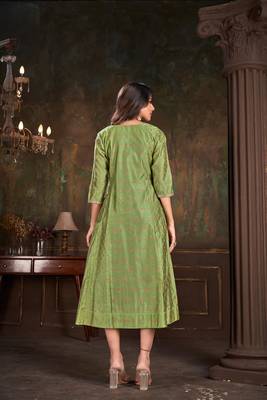 Premium stylish printed cotton kurti 2