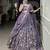 Grey Colour Wedding Special Real Mirror Work Lehenga Choli