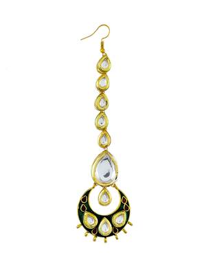 Kundan meena thewa bridal jewellery set for women 4