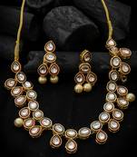 Kundan gold plated  jewellery set