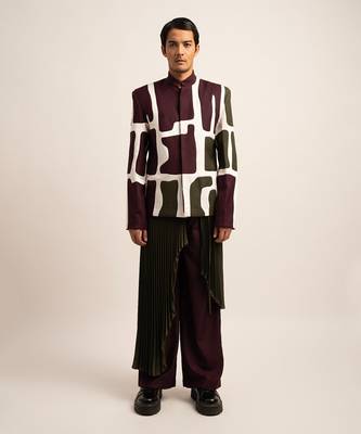 The chaos cascade trousers & skirt set 1
