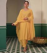 Tulip zari kurta set