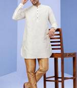 Chiku Art Silk Plain Kurta pajama