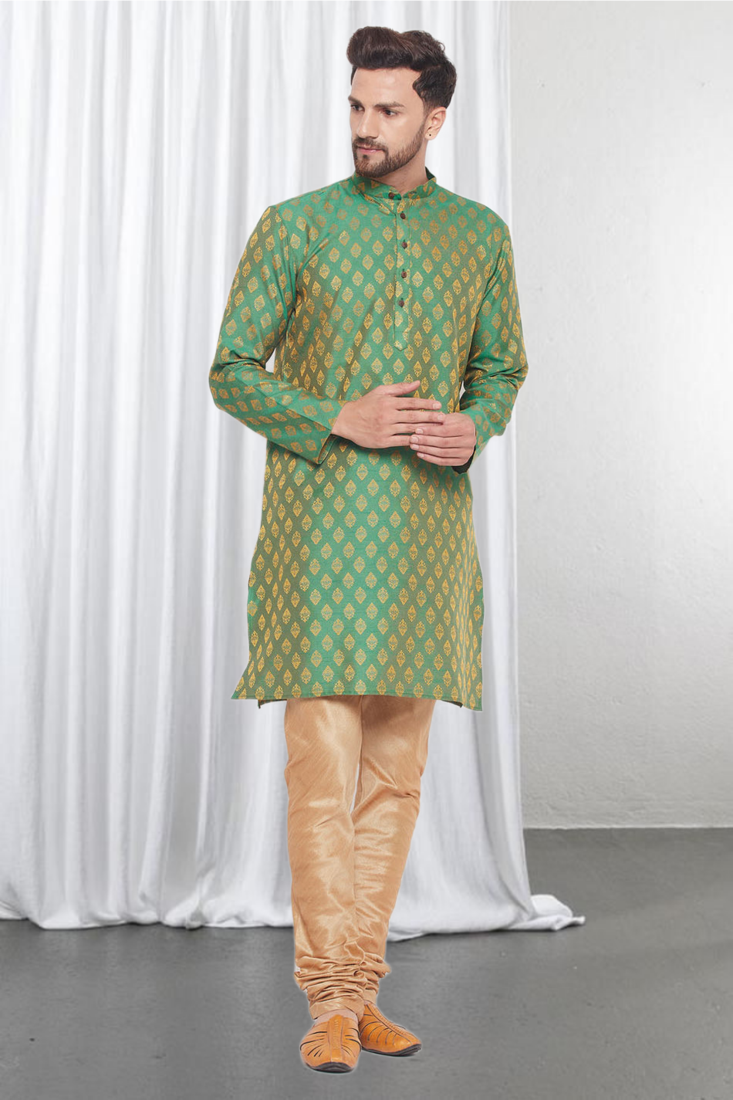 Art silk printed kurta pajama SUPERLATIVE FASHION TRENDS 4265928