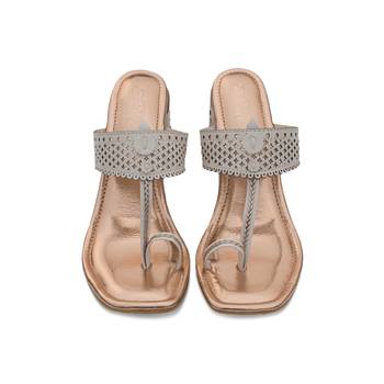 Rose gold solid magic heels 2