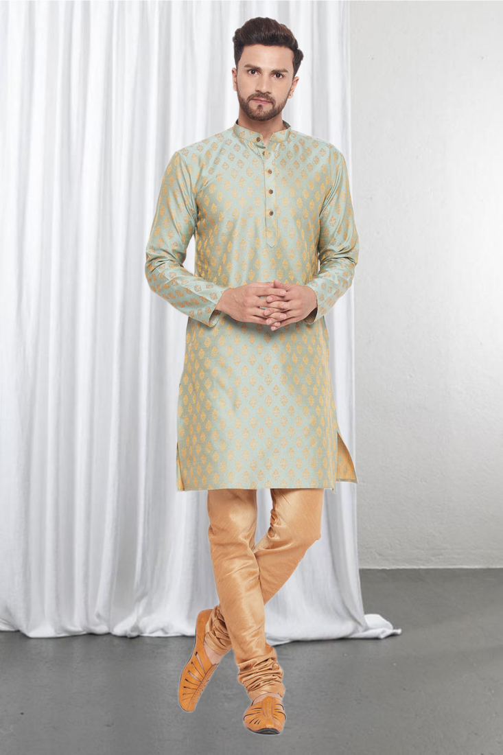 Art silk printed kurta pajama