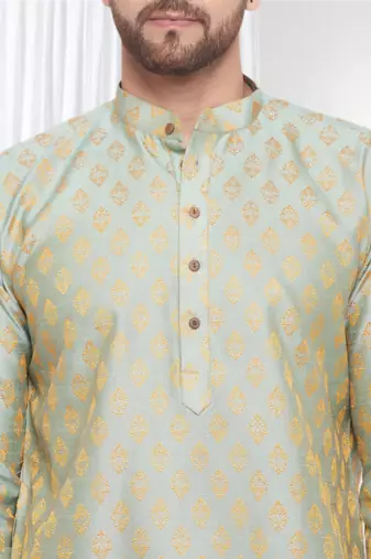 Art silk printed kurta pajama