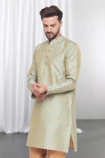 Art silk printed kurta pajama