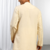 Fawn Viscose Embroidered Mirror work kurta