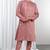 Pink Viscose Embroidered Mirror work kurta