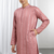 Pink Viscose Embroidered Mirror work kurta