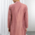 Pink Viscose Embroidered Mirror work kurta