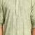 Green Art Silk  printed kurta pajama