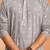 Grey Cotton printed kurta pajama