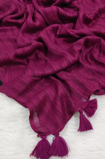 Ana women's cotton viscose magenta hijab - elegant, breathable, and versatile